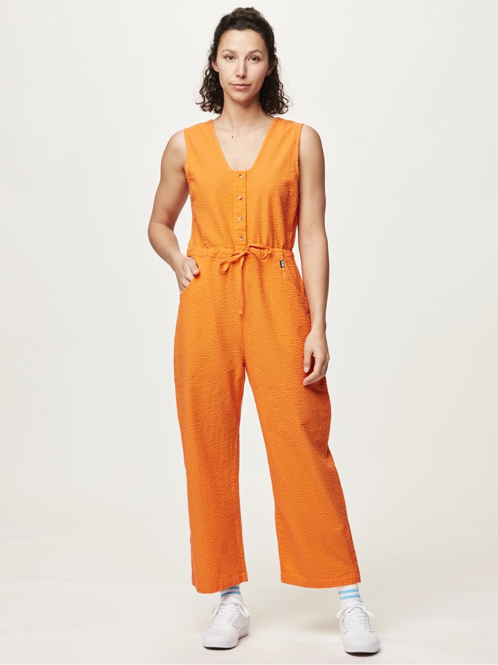 Picture Organic Clothing Trinket Suit Jumpsuit in Golden Poppy Orange Size XL